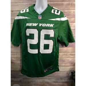 New York Jets Leveon Bell Jersey 26 Green Nike Mens Small